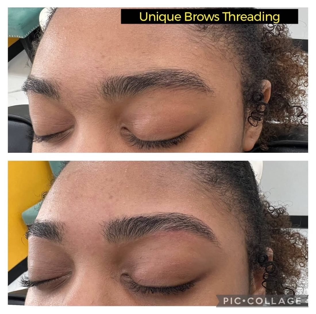 Defined, natural arch — Unique Eyebrow Threading