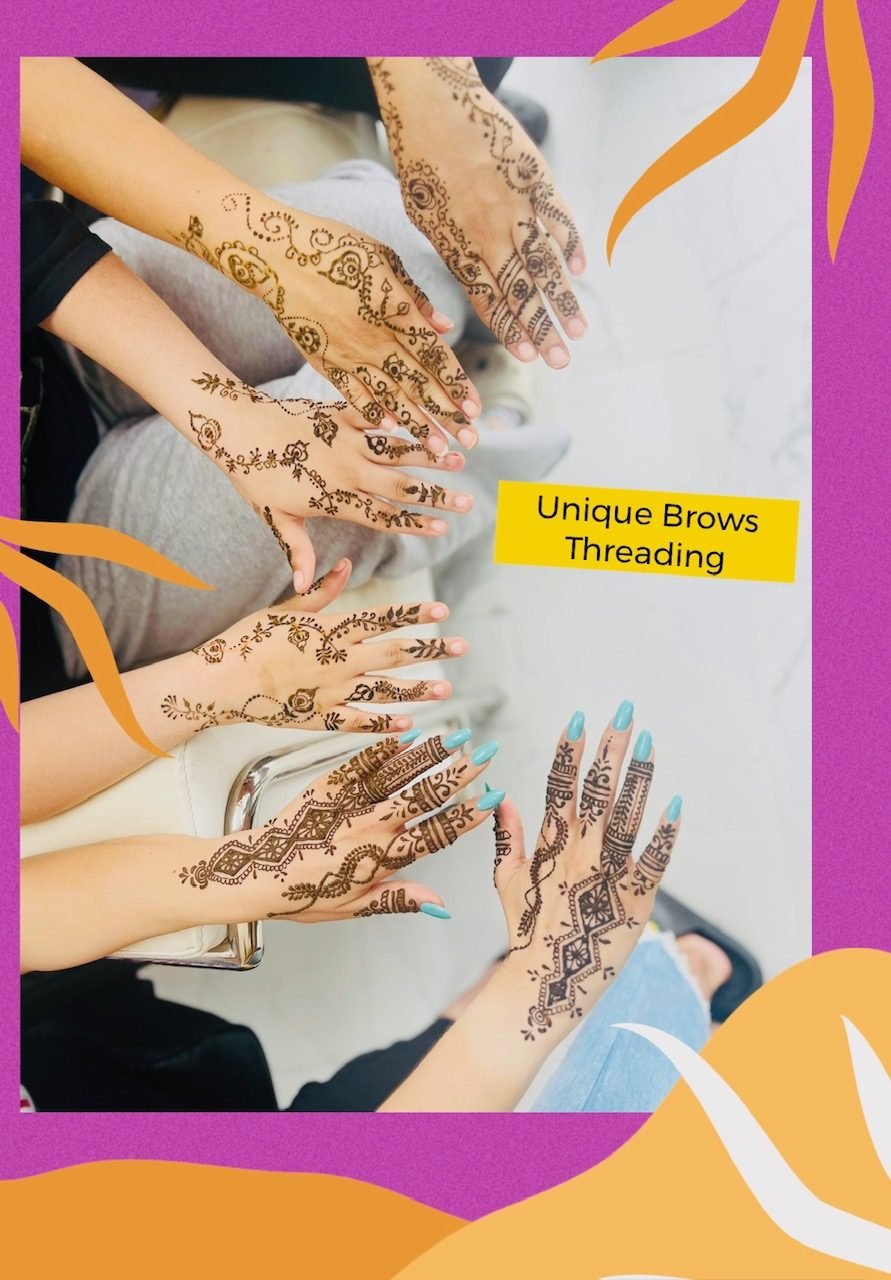 Henna by our artist — Unique Eyebrow Threading